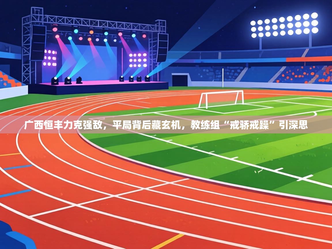 广西恒丰力克强敌，平局背后藏玄机，教练组“戒骄戒躁”引深思  第2张